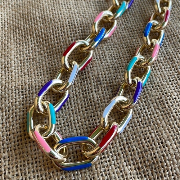 European 2023 In style Candy Color Dripping choker Necklace Enamel Drip - Picture 9 of 16